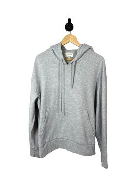 Club Monaco Men’s Classic Waffle Knit Hoodie Grey Size L